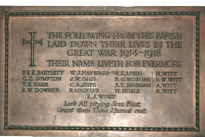 Detail of memorial in Church of the Holy Ascension.